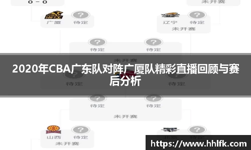 2020年CBA广东队对阵广厦队精彩直播回顾与赛后分析